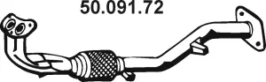 Tuyau d'échappement EBERSPÄCHER 50.091.72