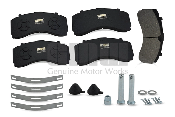 Kit de plaquettes de frein, frein à disque GMW BDP29246MC
