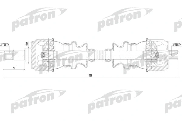 Arbre de transmission PATRON PDS1092