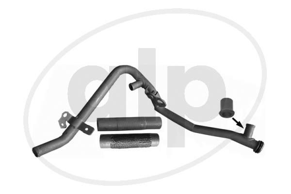 Tuyauterie de liquide de refroidissement alp ALP-004903