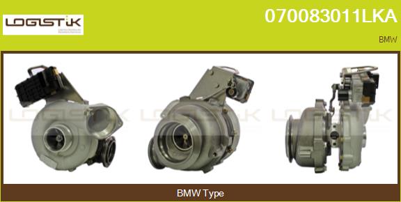 Turbocompresseur, suralimentation LGK 070083011LKA