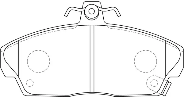 Kit de plaquettes de frein, frein à disque FIT FP8181