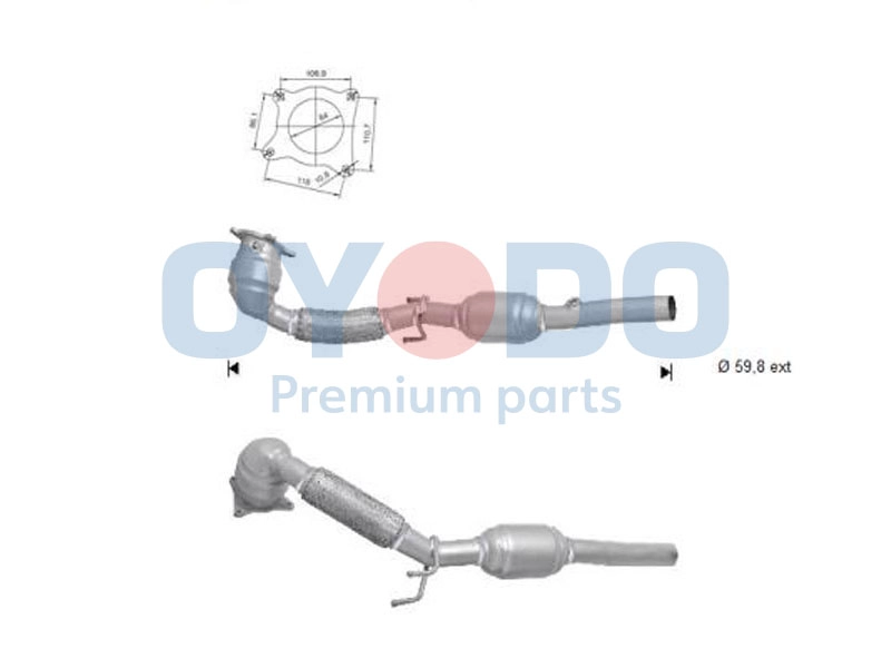 Catalyseur Oyodo 10N0147-OYO