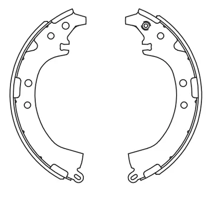 Jeu de mâchoires de frein SB BS21333
