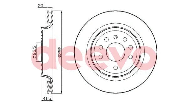 Disque de frein DEEVO BD16440