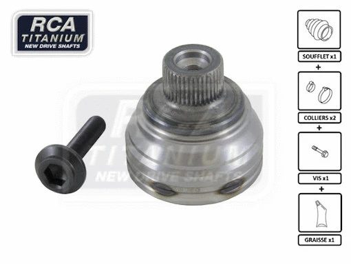 Jeu de joints, arbre de transmission RCA FRANCE AA92