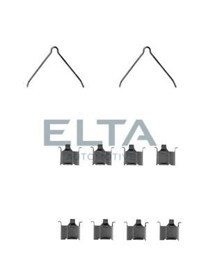 Kit d'accessoires, plaquette de frein à disque ELTA AUTOMOTIVE EA8529