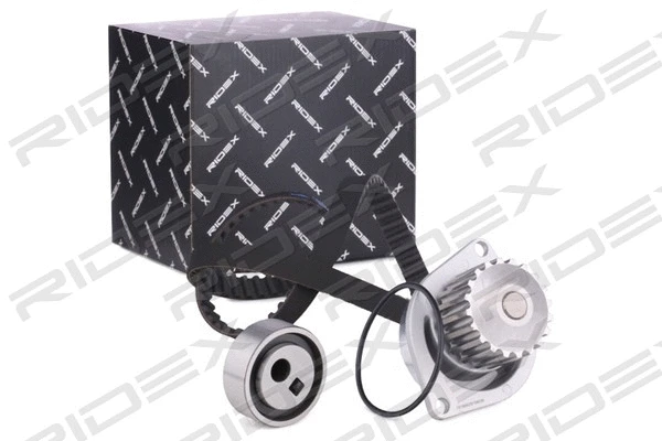Pompe à eau + kit de courroie crantée RIDEX 3096W0059