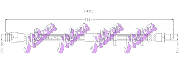 Flexible de frein KAWE H4015