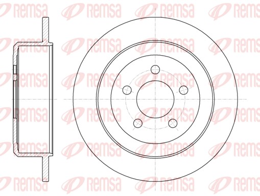 Disque de frein REMSA 61271.00