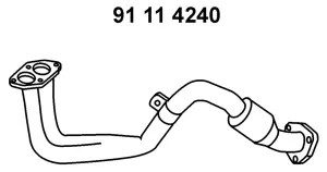 Tuyau d'échappement EBERSPÄCHER 91 11 4240