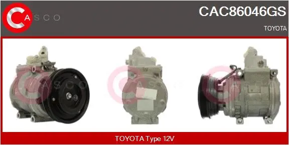 Compresseur, climatisation CASCO CAC86046GS