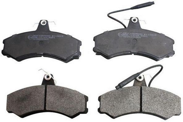 Kit de plaquettes de frein, frein à disque DENCKERMANN B110619