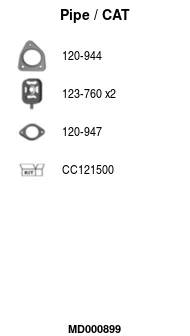 Catalyseur FA1 MD000899