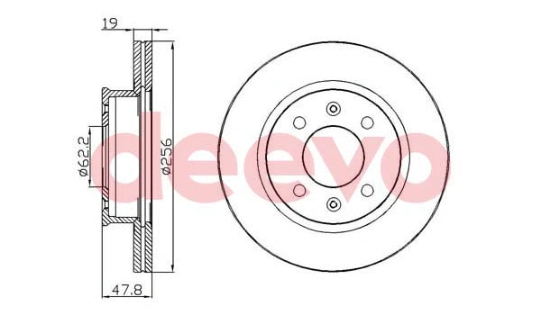 Disque de frein DEEVO BD17480