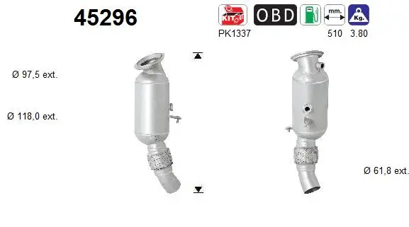 Catalyseur AS 45296