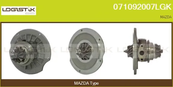 Groupe carter, turbocompresseur LGK 071092007LGK