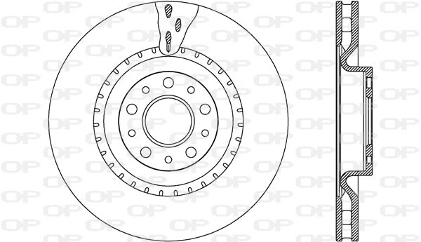 Disque de frein OPEN PARTS BDA2634.20