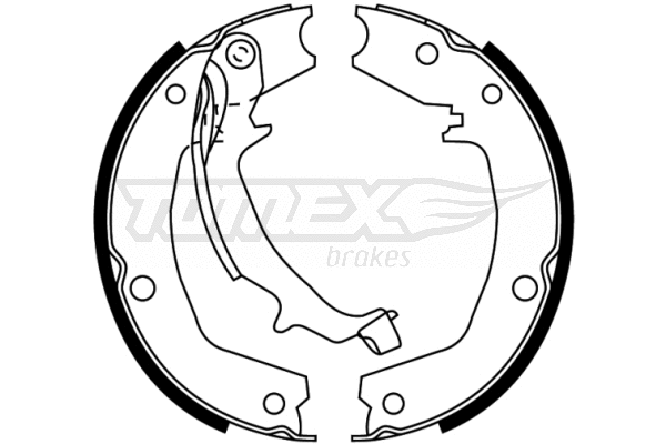Jeu de mâchoires de frein TOMEX Brakes TX 22-72