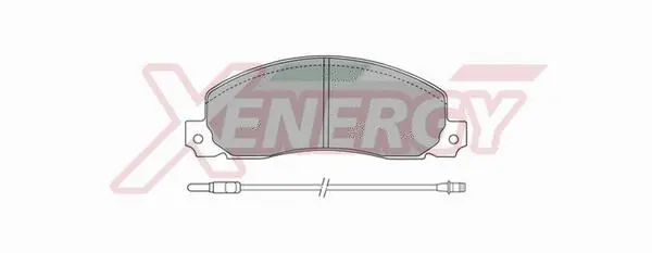 Kit de plaquettes de frein, frein à disque AP XENERGY X40216