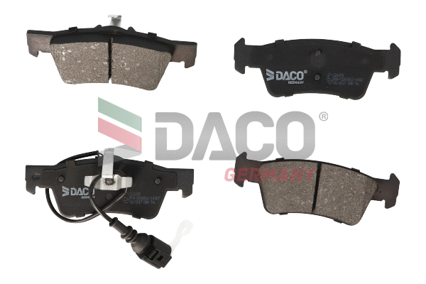 Kit de plaquettes de frein, frein à disque DACO Germany 324209