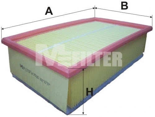 Filtre à air MFILTER K 7026