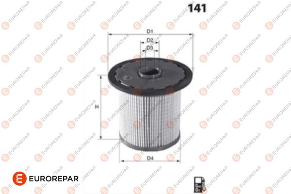 Filtre à carburant EUROREPAR 1694143180