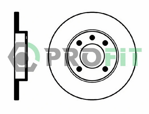 Disque de frein PROFIT 5010-0103