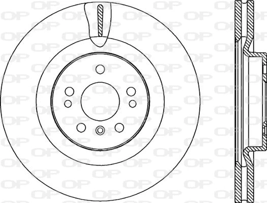 Disque de frein OPEN PARTS BDR2294.20