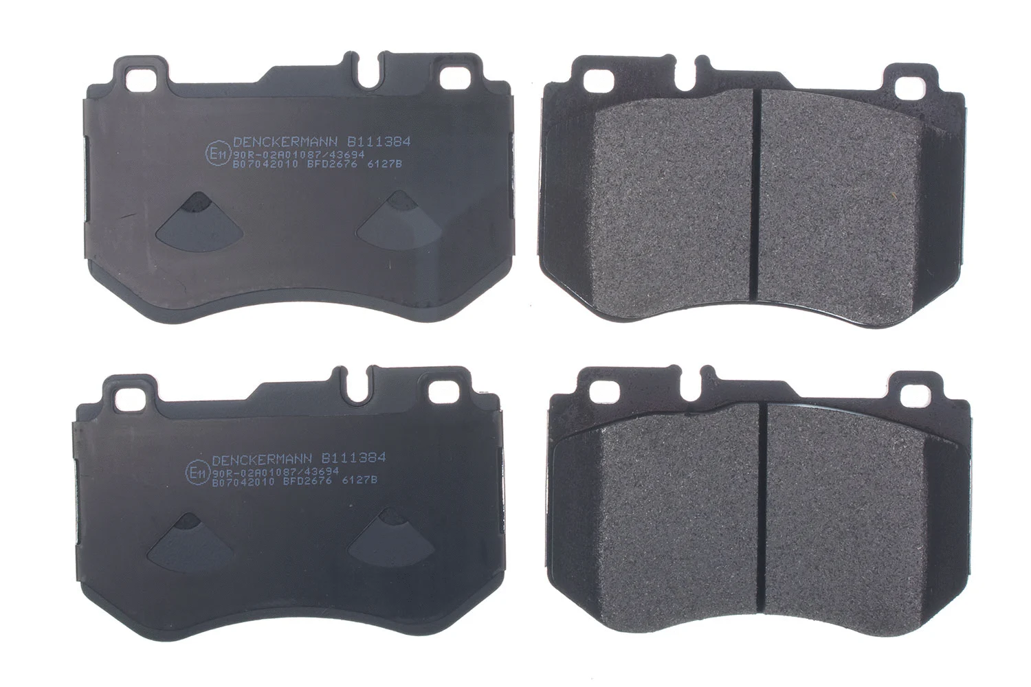 Kit de plaquettes de frein, frein à disque DENCKERMANN B111384
