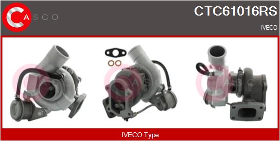 Turbocompresseur, suralimentation CASCO CTC61016RS
