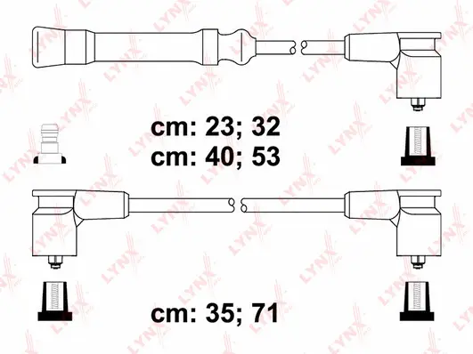 Kit de câbles d'allumage LYNXAUTO SPC7812
