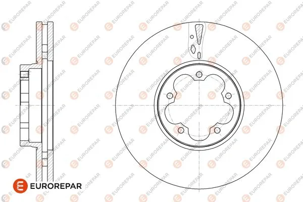 Disque de frein EUROREPAR 1676014180