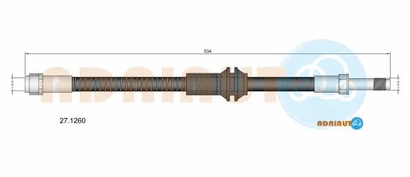 Flexible de frein ADRIAUTO 27.1260