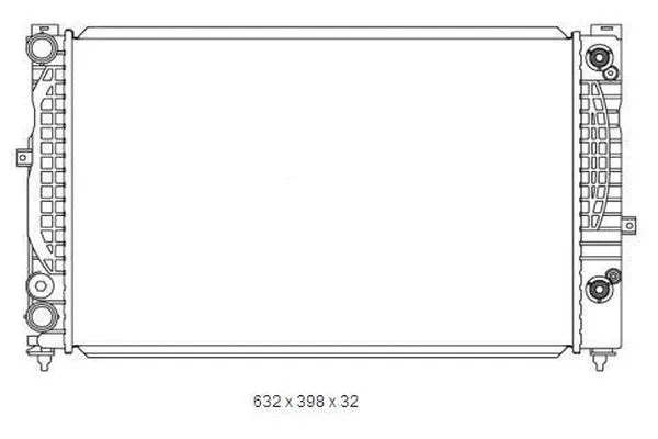 Radiateur, refroidissement du moteur ORDONEZ 2065001