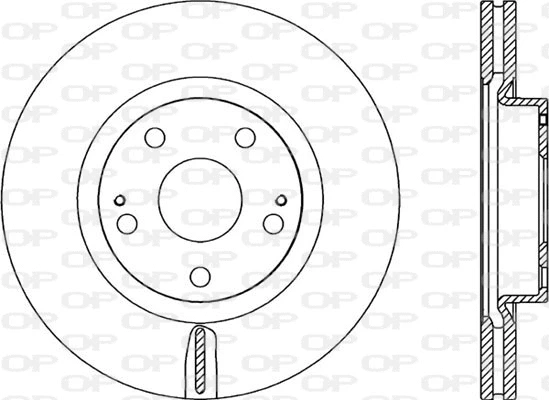 Disque de frein OPEN PARTS BDA2318.20