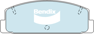 Kit de plaquettes de frein, frein à disque BENDIX-SEA DB417 UP