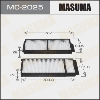 Filtre, air de l'habitacle MASUMA MC-2025