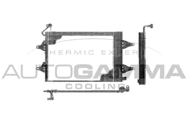 Condenseur, climatisation AUTOGAMMA 102783