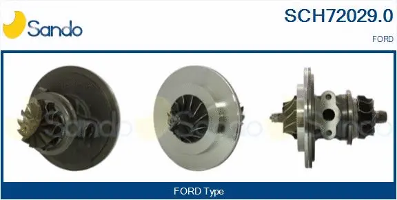 Groupe carter, turbocompresseur SANDO SCH72029.0