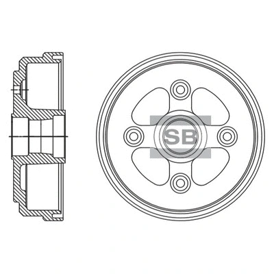 Disque de frein Hi-Q SD3059