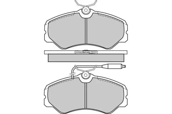 Kit de plaquettes de frein, frein à disque E.T.F. 12-0337