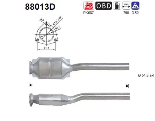 Catalyseur AS 88013D