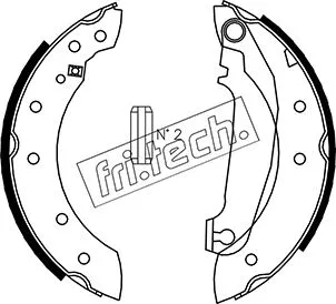 Jeu de mâchoires de frein fri.tech. 1127.270