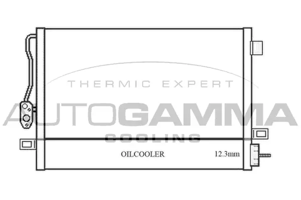 Condenseur, climatisation AUTOGAMMA 105897