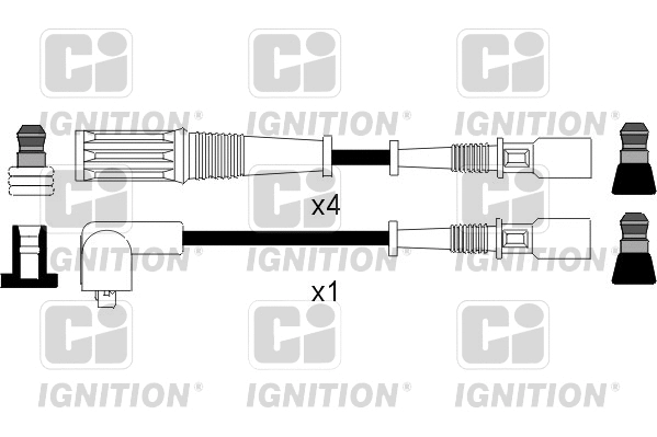 Kit de câbles d'allumage QUINTON HAZELL XC535