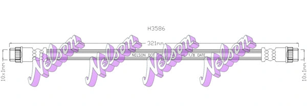 Flexible de frein KAWE H3586