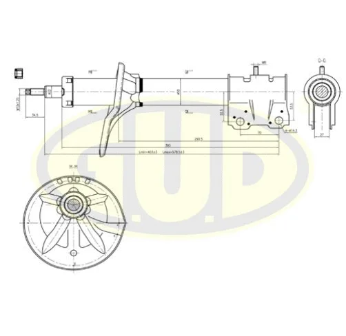 Amortisseur G.U.D. GSA334398