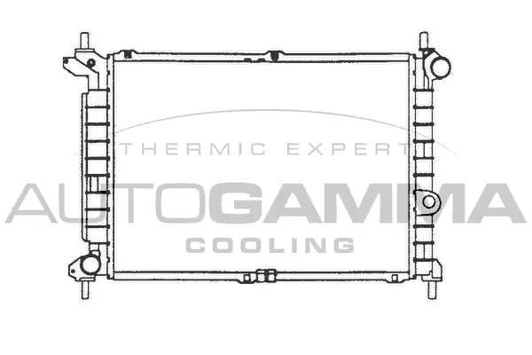 Radiateur, refroidissement du moteur AUTOGAMMA 101224