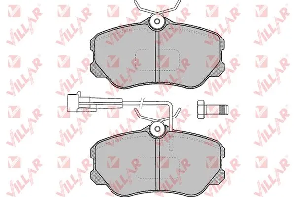Kit de plaquettes de frein, frein à disque VILLAR 626.0104